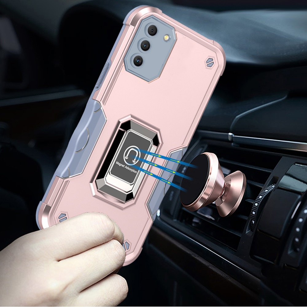 For Samsung Galaxy A25 5G Hybrid Magnetic Ring Holder Stand Rugged Case Cover - Picture 32 of 43