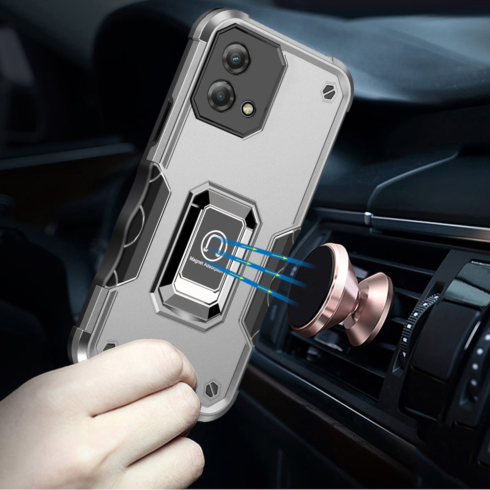 For Samsung Galaxy A25 5G Hybrid Magnetic Ring Holder Stand Rugged Case Cover - Picture 39 of 43