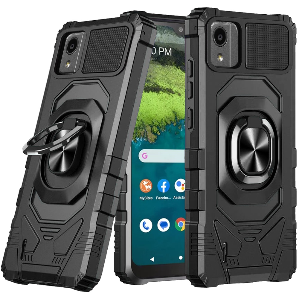 For Samsung Galaxy A26 Hybrid Dual Layer 360° Ring Stand TPU Rugged Case Cover - Imagen 12 de 74