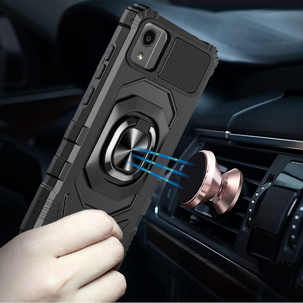 For Samsung Galaxy A26 Hybrid Dual Layer 360° Ring Stand TPU Rugged Case Cover - Imagen 13 de 74