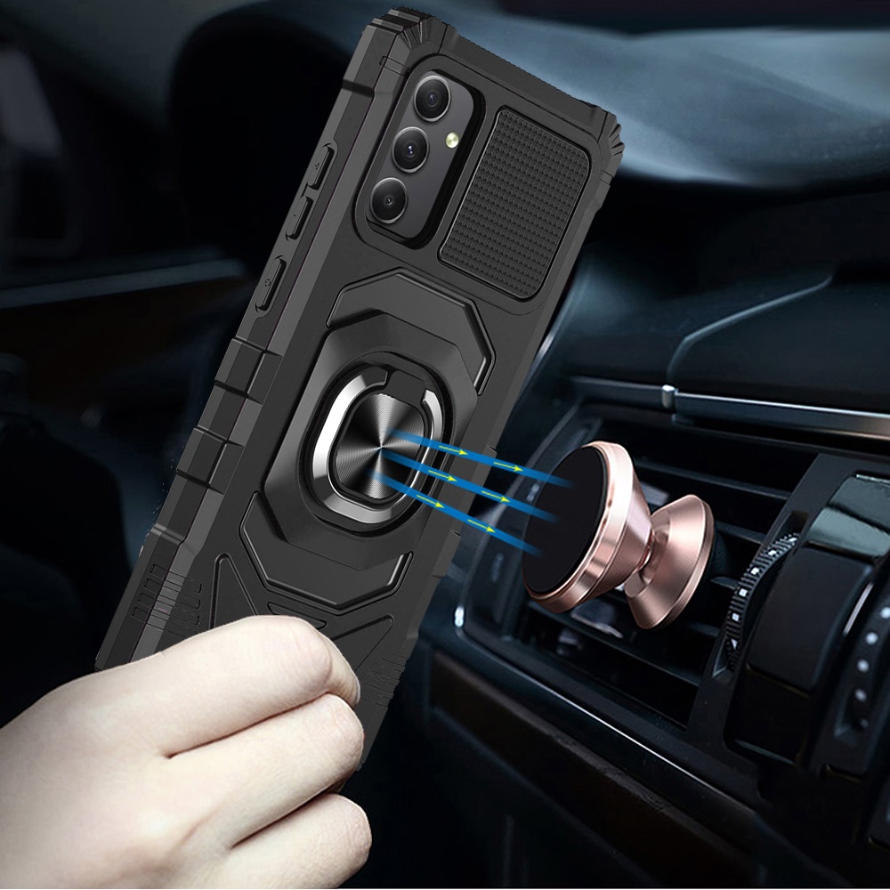 For Samsung Galaxy A26 Hybrid Dual Layer 360° Ring Stand TPU Rugged Case Cover - Imagen 11 de 74