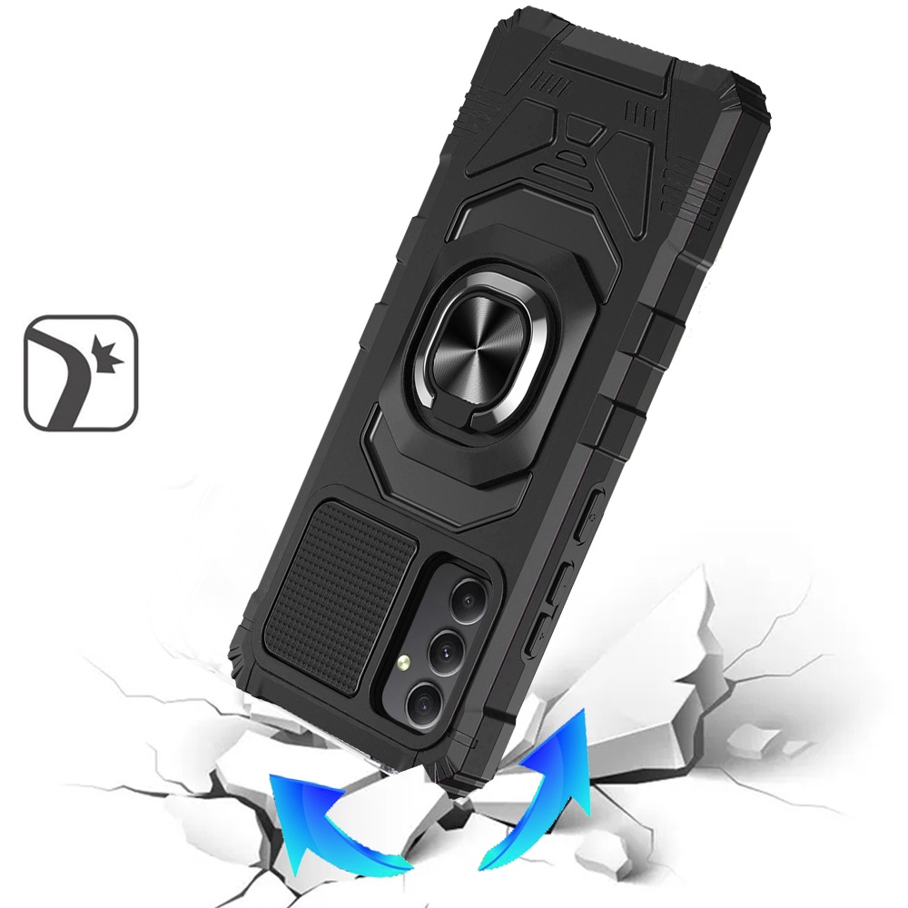 For Samsung Galaxy A26 Hybrid Dual Layer 360° Ring Stand TPU Rugged Case Cover - Imagen 9 de 74