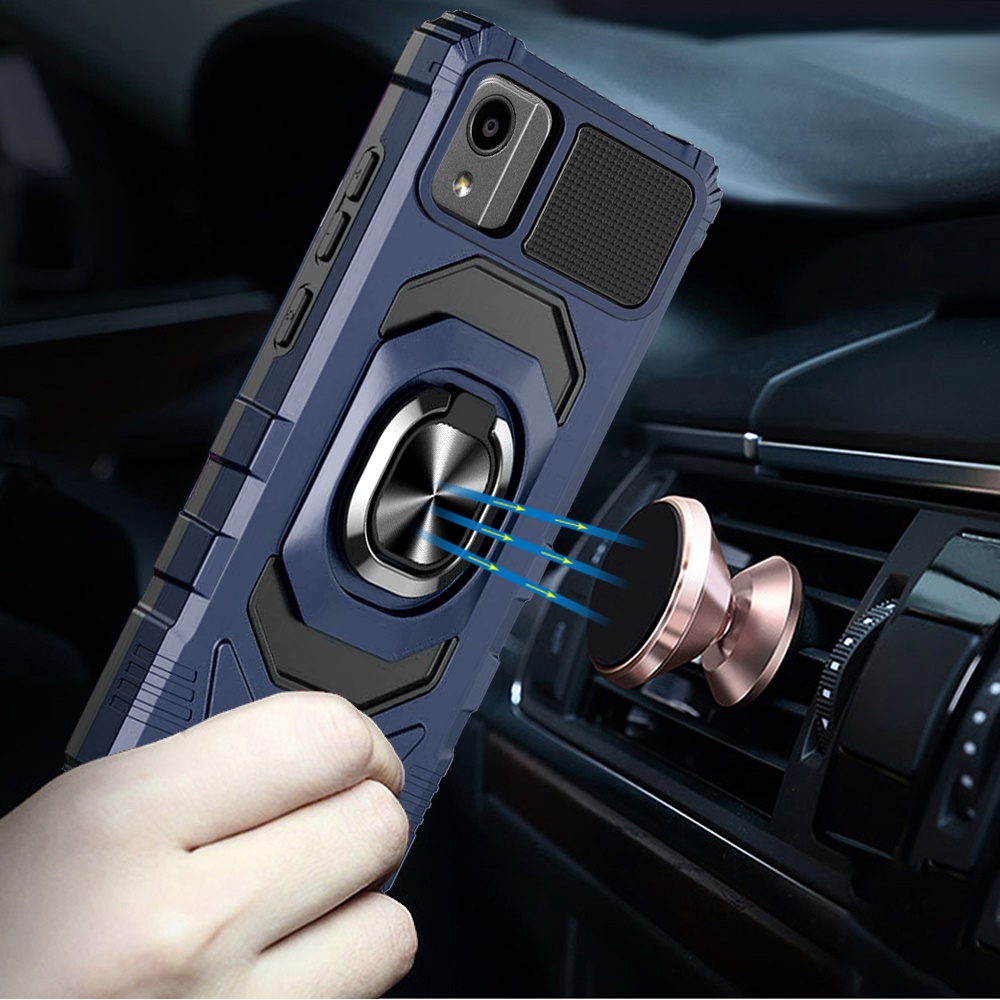 For Samsung Galaxy A26 Hybrid Dual Layer 360° Ring Stand TPU Rugged Case Cover - Imagen 25 de 74