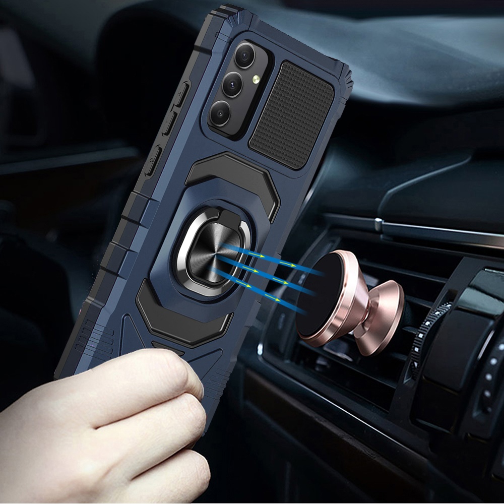 For Samsung Galaxy A26 Hybrid Dual Layer 360° Ring Stand TPU Rugged Case Cover - Imagen 23 de 74