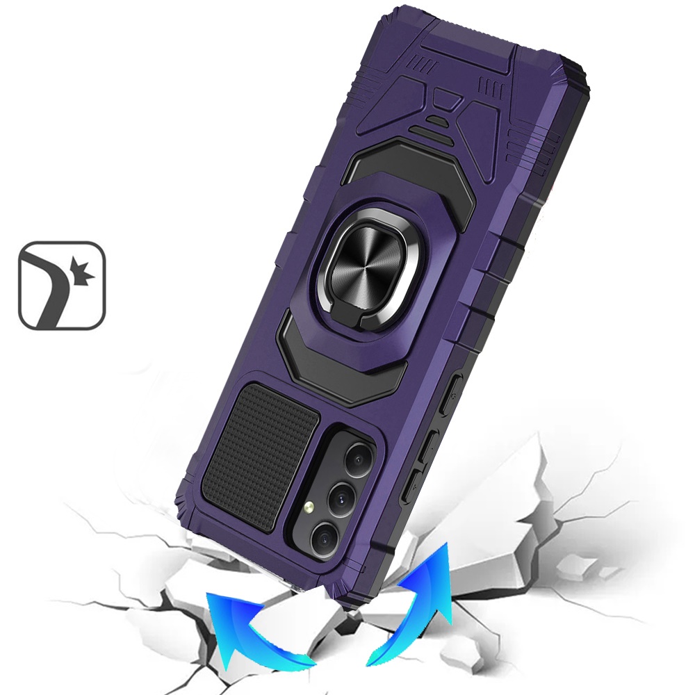 For Samsung Galaxy A26 Hybrid Dual Layer 360° Ring Stand TPU Rugged Case Cover - Imagen 57 de 74