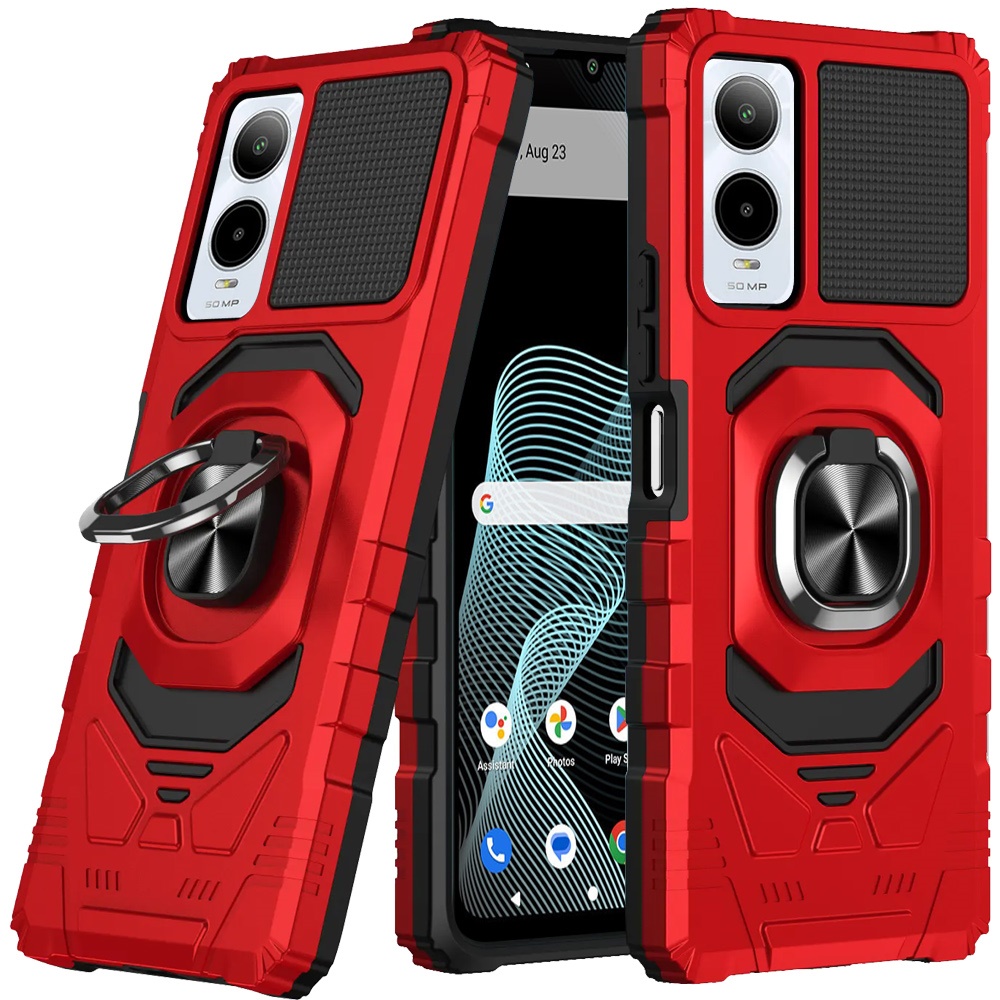 For Samsung Galaxy A26 Hybrid Dual Layer 360° Ring Stand TPU Rugged Case Cover - Imagen 42 de 74