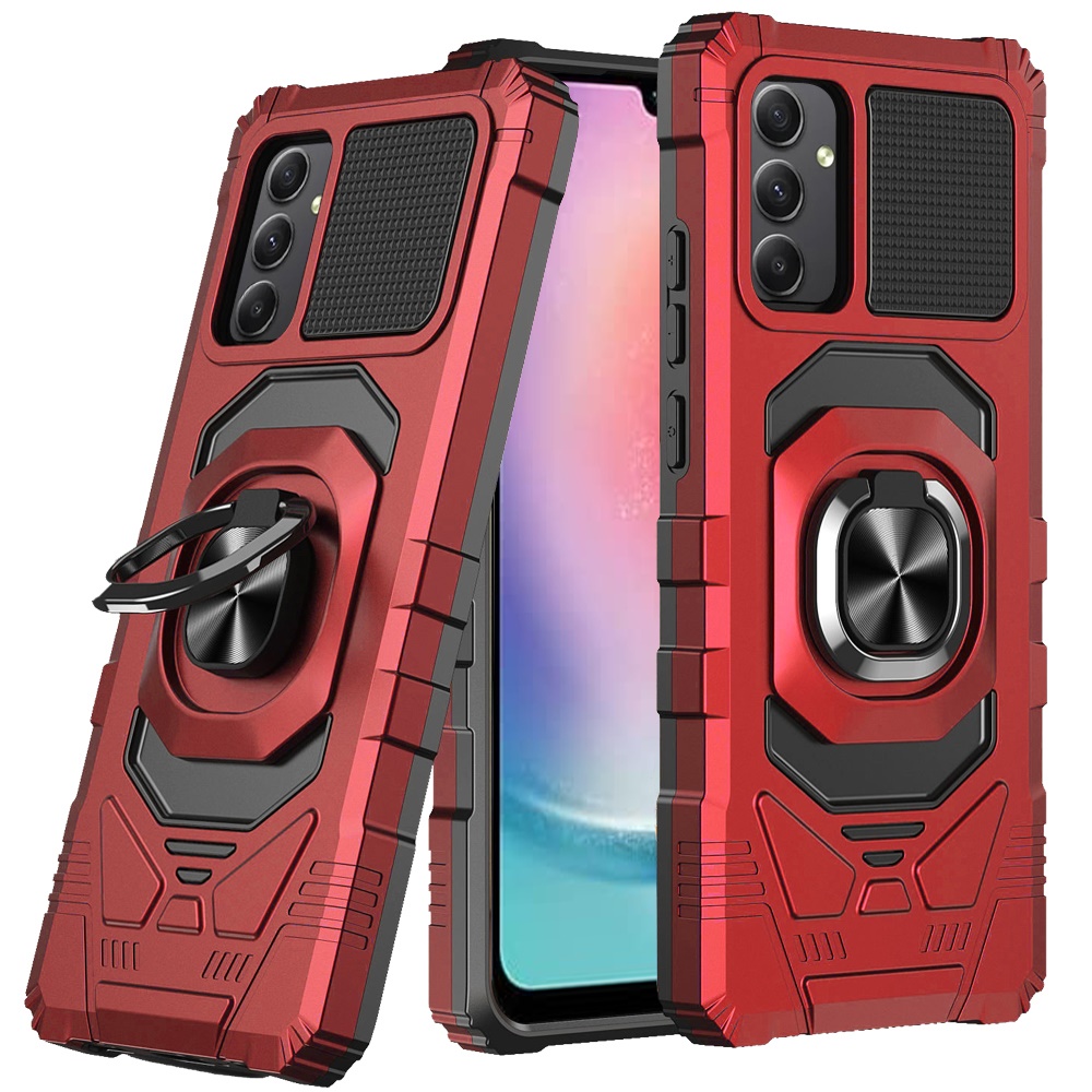 For Samsung Galaxy A26 Hybrid Dual Layer 360° Ring Stand TPU Rugged Case Cover - Imagen 34 de 74