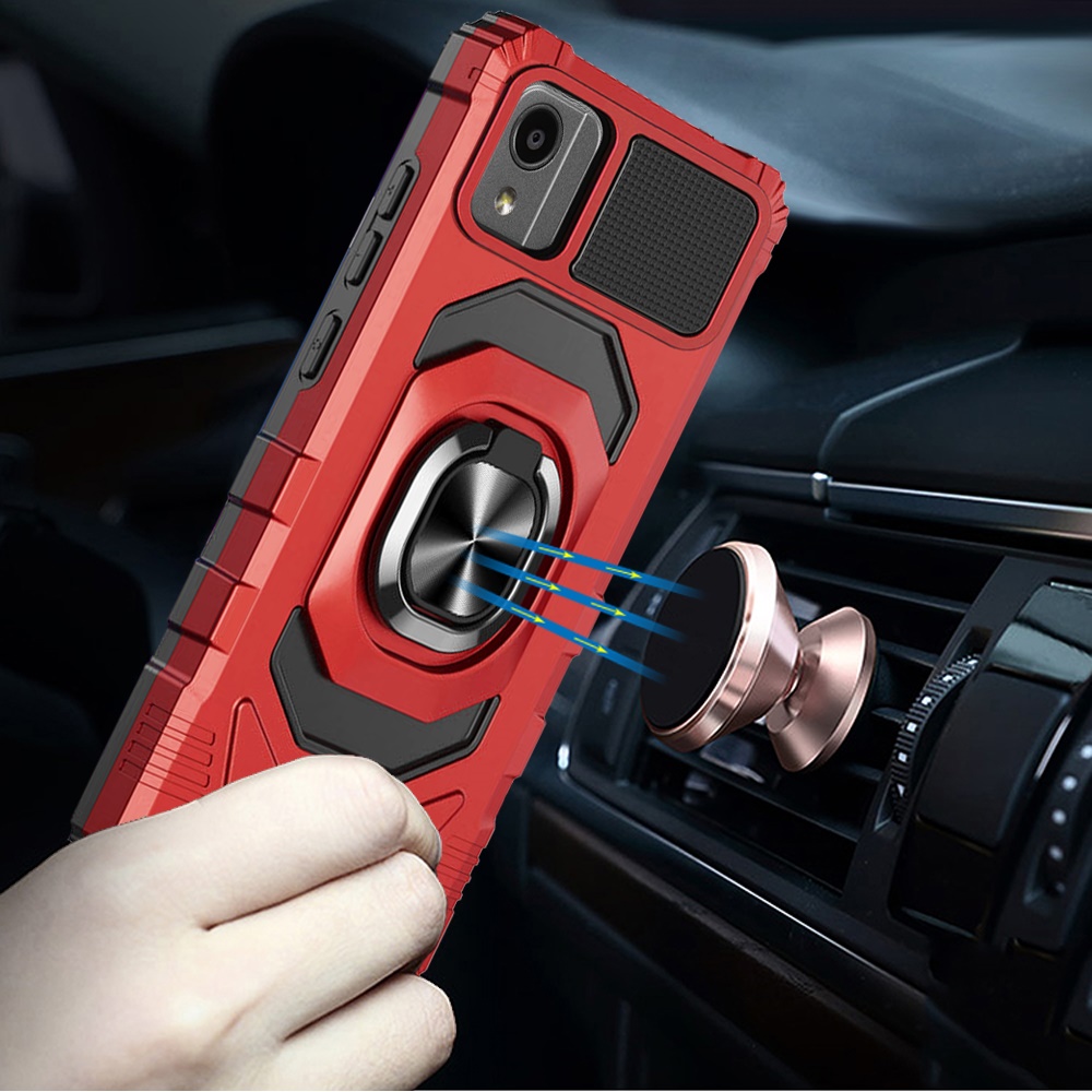 For Samsung Galaxy A26 Hybrid Dual Layer 360° Ring Stand TPU Rugged Case Cover - Imagen 37 de 74