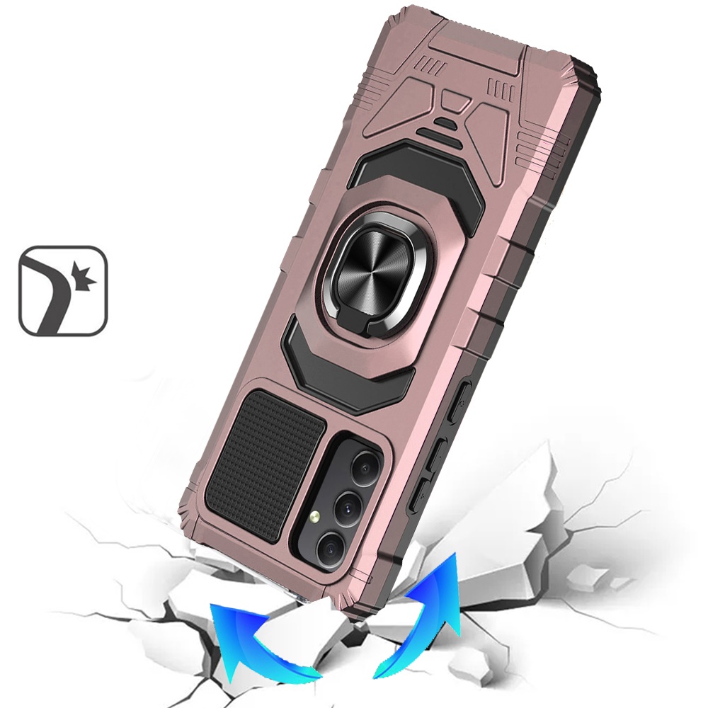 For Samsung Galaxy A26 Hybrid Dual Layer 360° Ring Stand TPU Rugged Case Cover - Imagen 45 de 74