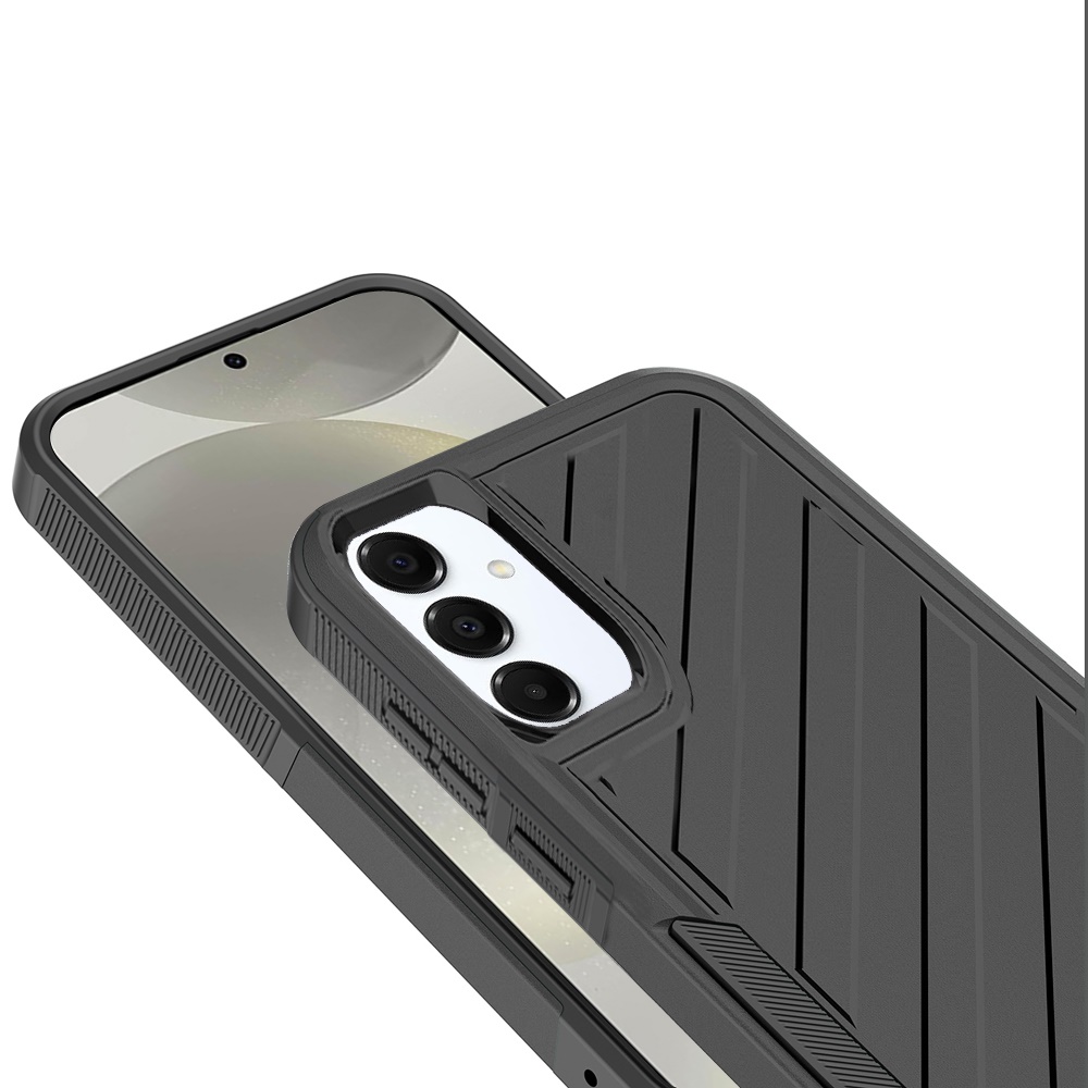 For Samsung Galaxy A36 Hybrid lined shockproof Rugged 2in1 Textured Case Cover - Picture 22 of 84
