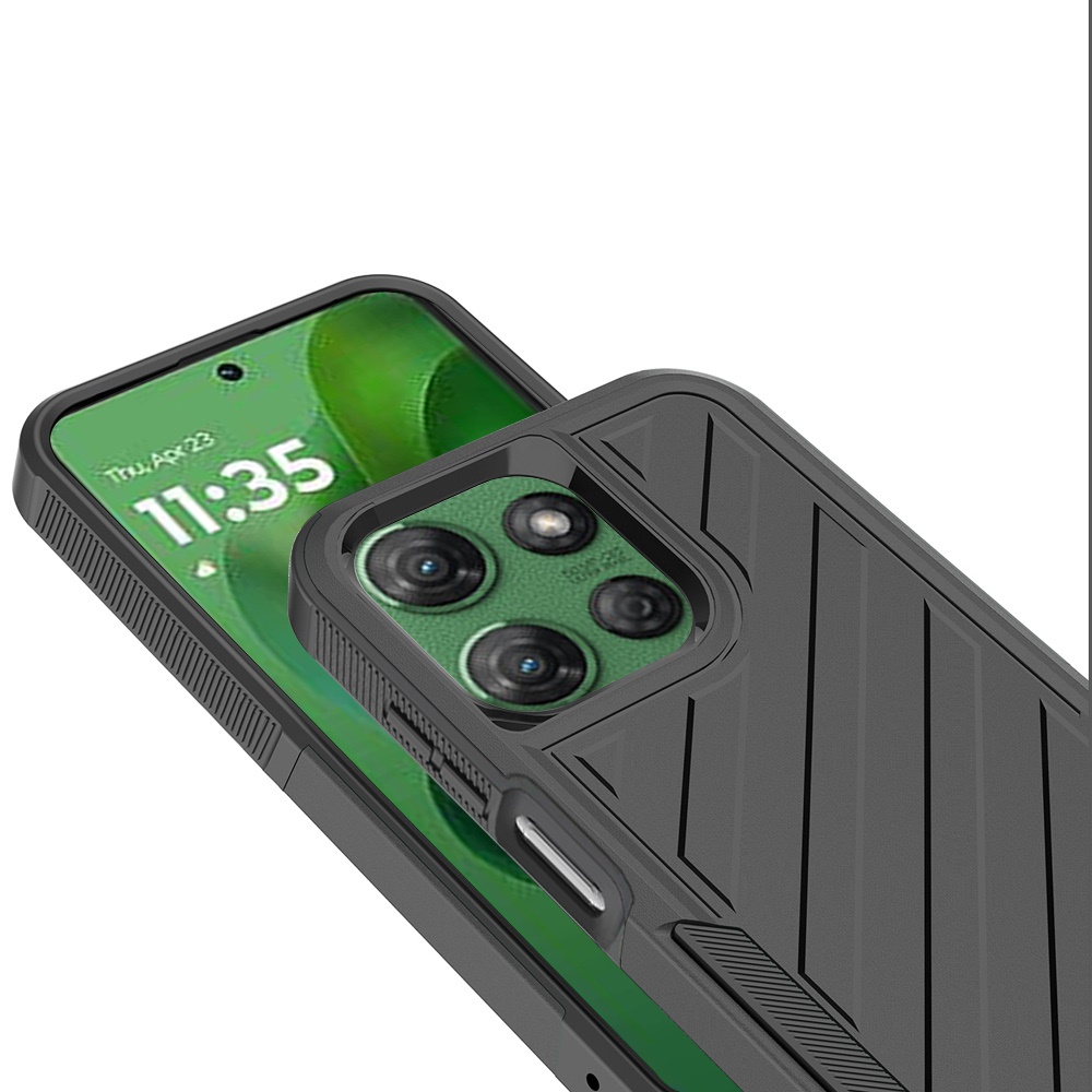 For Samsung Galaxy A36 Hybrid lined shockproof Rugged 2in1 Textured Case Cover - Picture 18 of 84