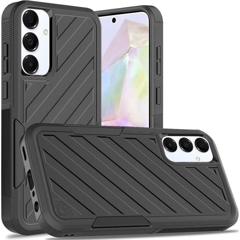 For Samsung Galaxy A36 Hybrid lined shockproof Rugged 2in1 Textured Case Cover - Picture 14 of 84
