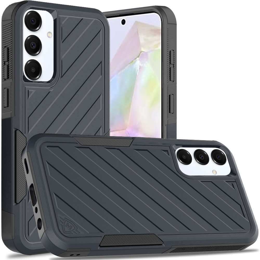 For Samsung Galaxy A36 Hybrid lined shockproof Rugged 2in1 Textured Case Cover - Picture 26 of 84