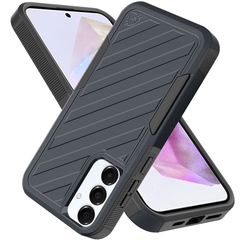 For Samsung Galaxy A36 Hybrid lined shockproof Rugged 2in1 Textured Case Cover - Picture 25 of 84