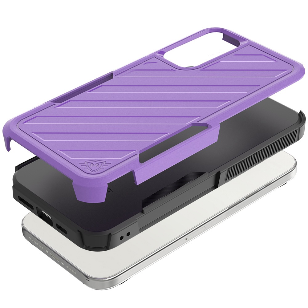 For Samsung Galaxy A36 Hybrid lined shockproof Rugged 2in1 Textured Case Cover - Picture 79 of 84