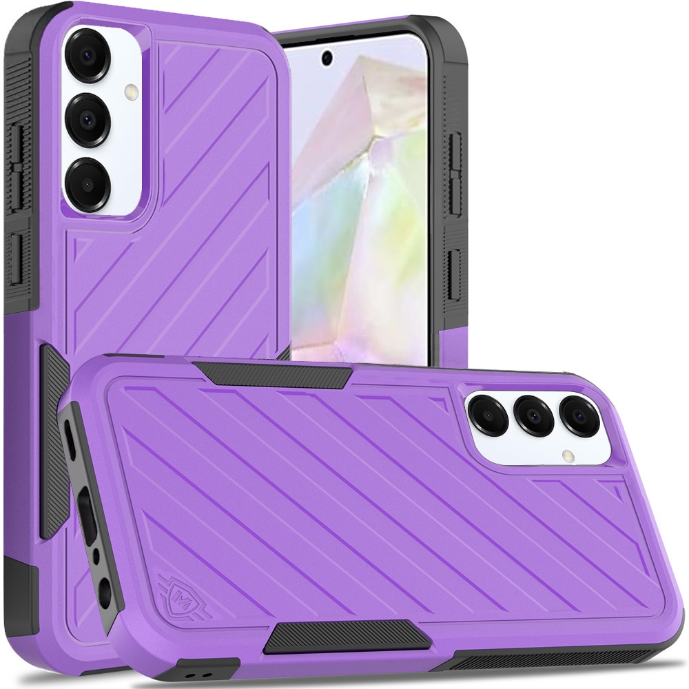 For Samsung Galaxy A36 Hybrid lined shockproof Rugged 2in1 Textured Case Cover - Picture 74 of 84