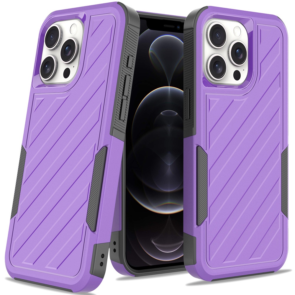 For Samsung Galaxy A36 Hybrid lined shockproof Rugged 2in1 Textured Case Cover - Picture 83 of 84