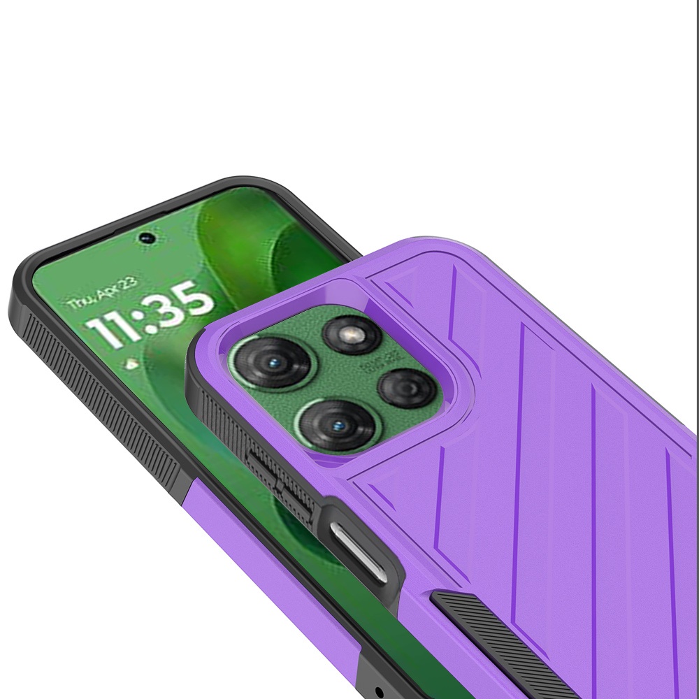 For Samsung Galaxy A36 Hybrid lined shockproof Rugged 2in1 Textured Case Cover - Picture 78 of 84