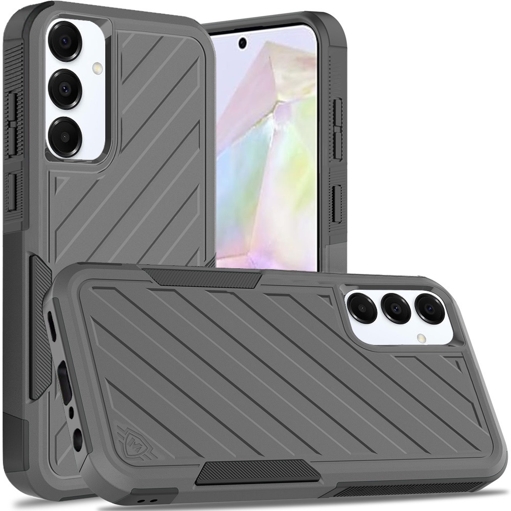 For Samsung Galaxy A36 Hybrid lined shockproof Rugged 2in1 Textured Case Cover - Picture 50 of 84