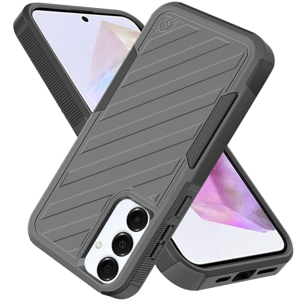 For Samsung Galaxy A36 Hybrid lined shockproof Rugged 2in1 Textured Case Cover - Picture 49 of 84