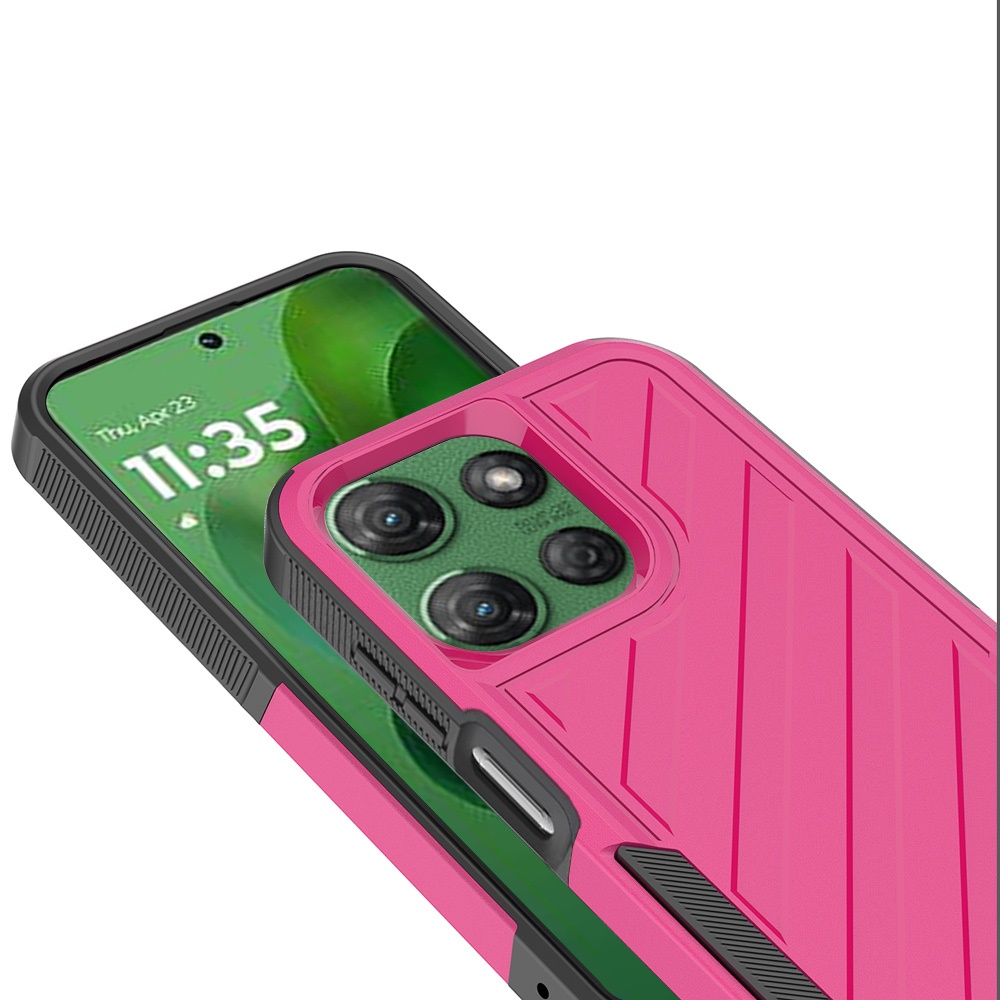 For Samsung Galaxy A36 Hybrid lined shockproof Rugged 2in1 Textured Case Cover - Picture 66 of 84