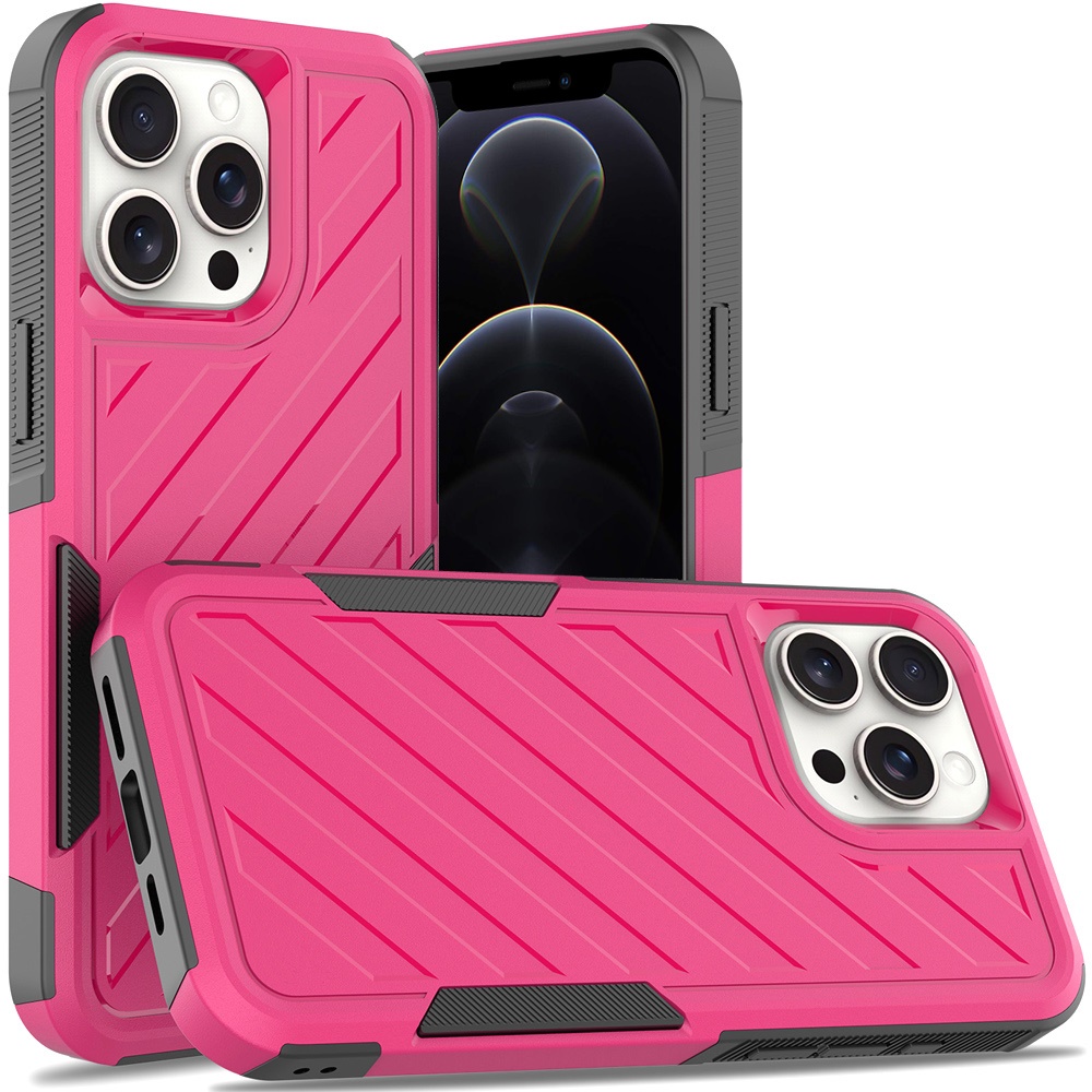 For Samsung Galaxy A36 Hybrid lined shockproof Rugged 2in1 Textured Case Cover - Picture 68 of 84