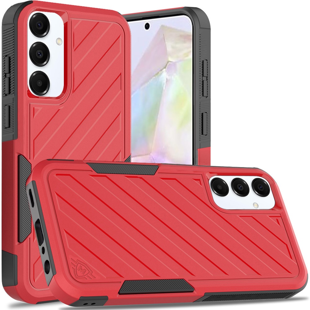 For Samsung Galaxy A36 Hybrid lined shockproof Rugged 2in1 Textured Case Cover - Picture 38 of 84