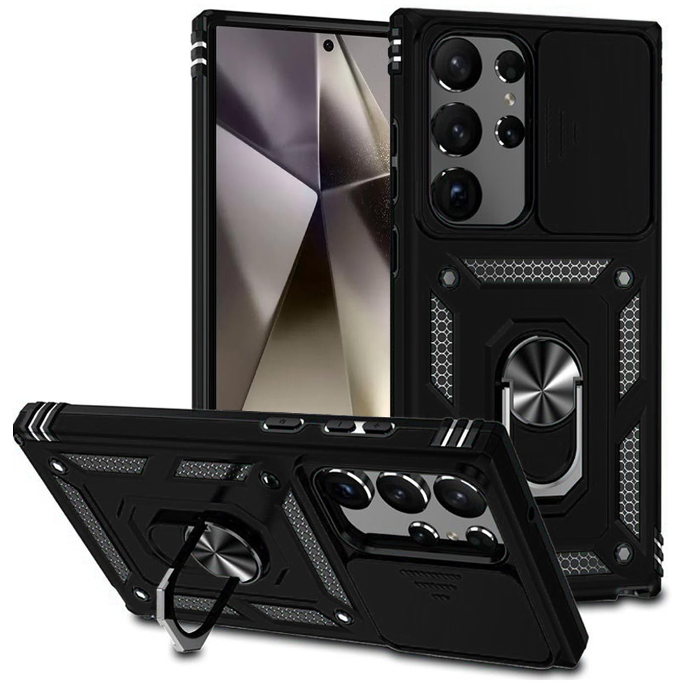 Für Samsung Galaxy A36 Ständer, Linsenschutz, Stoßfest Bumper Case Hülle - Bild 12 von 66