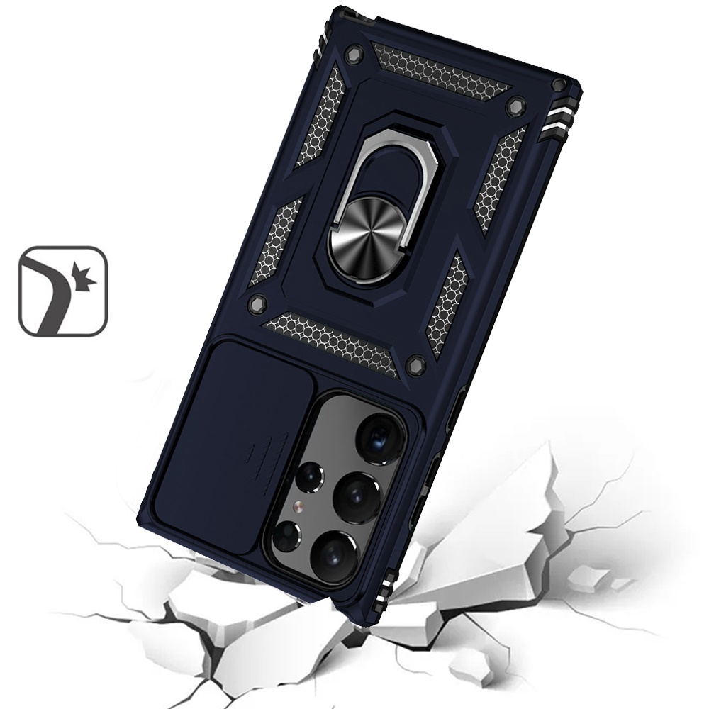 Für Samsung Galaxy A36 Ständer, Linsenschutz, Stoßfest Bumper Case Hülle - Bild 25 von 66