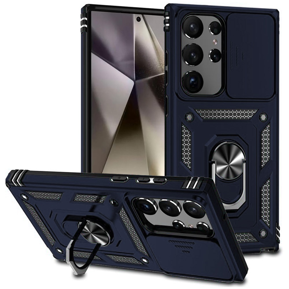 Für Samsung Galaxy A36 Ständer, Linsenschutz, Stoßfest Bumper Case Hülle - Bild 24 von 66