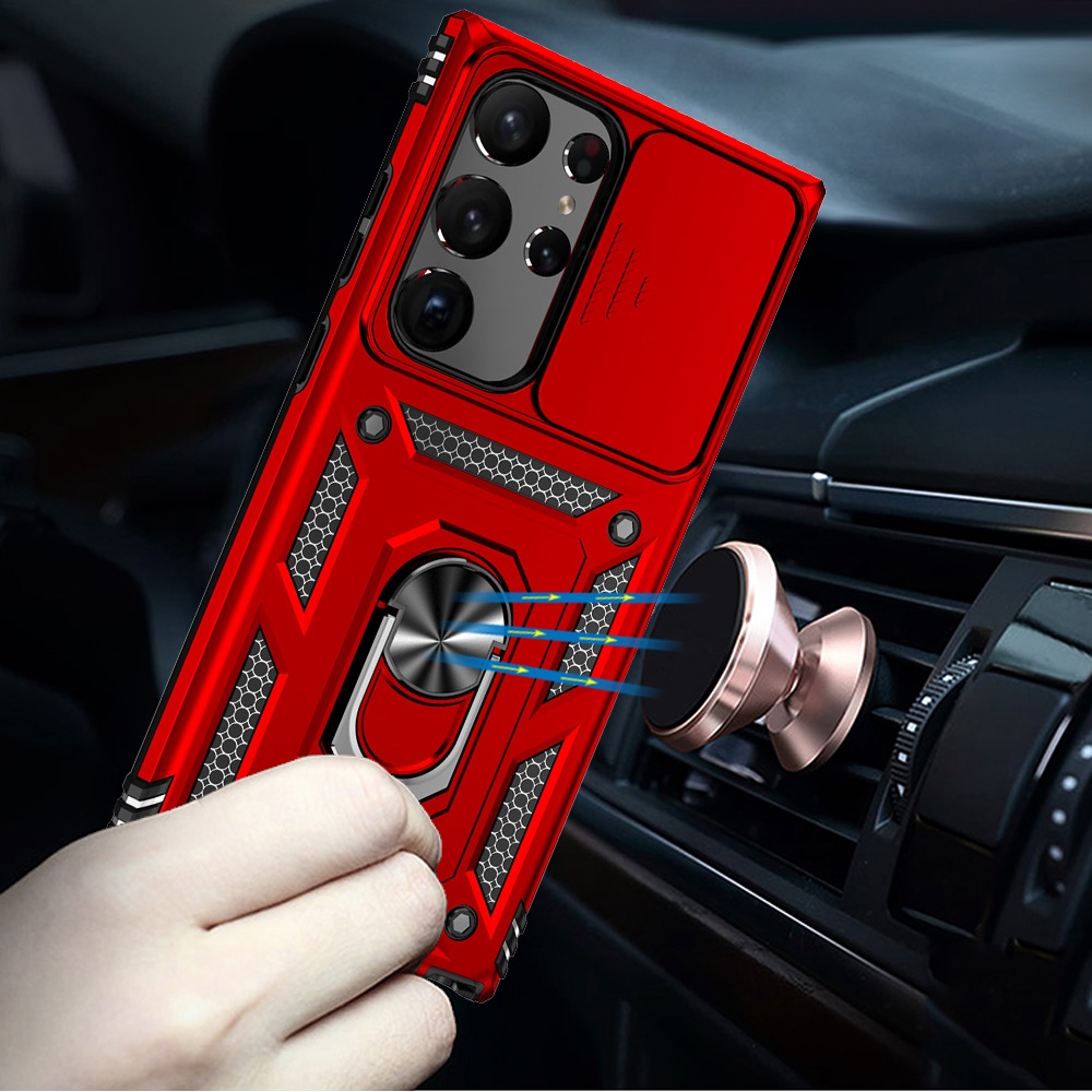 Für Samsung Galaxy A36 Ständer, Linsenschutz, Stoßfest Bumper Case Hülle - Bild 38 von 66