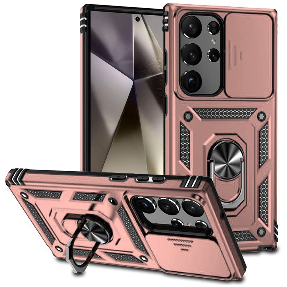 Für Samsung Galaxy A36 Ständer, Linsenschutz, Stoßfest Bumper Case Hülle - Bild 48 von 66