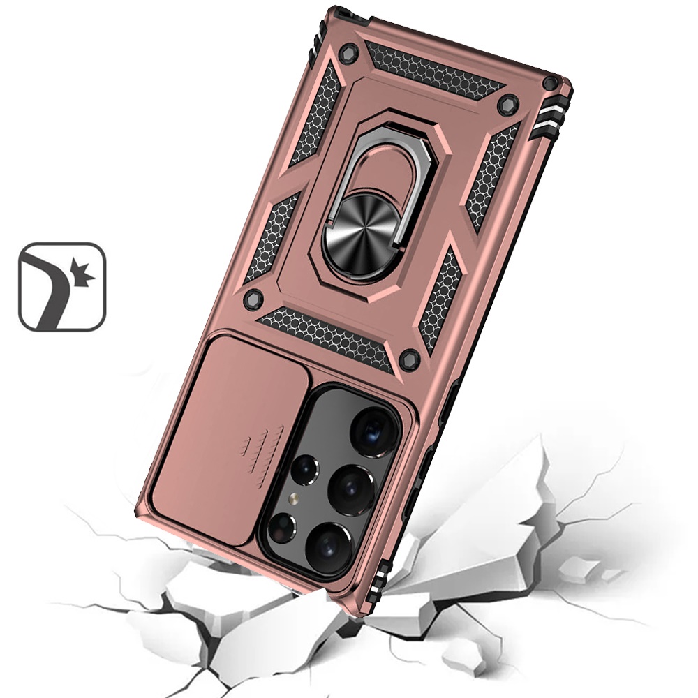 Für Samsung Galaxy A36 Ständer, Linsenschutz, Stoßfest Bumper Case Hülle - Bild 50 von 66