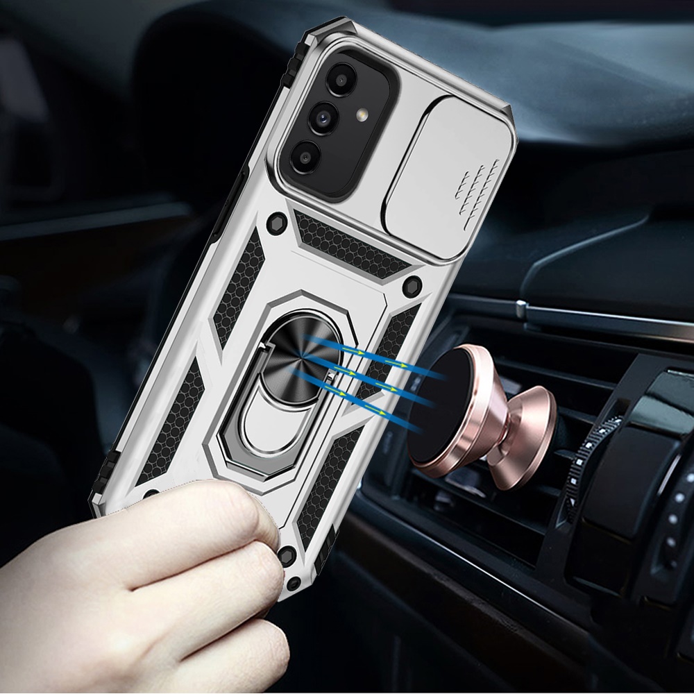 Für Samsung Galaxy A36 Ständer, Linsenschutz, Stoßfest Bumper Case Hülle - Bild 63 von 66