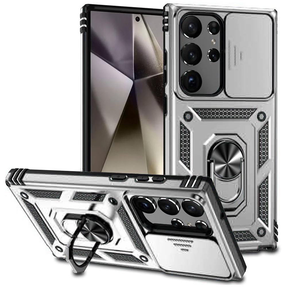 Für Samsung Galaxy A36 Ständer, Linsenschutz, Stoßfest Bumper Case Hülle - Bild 58 von 66