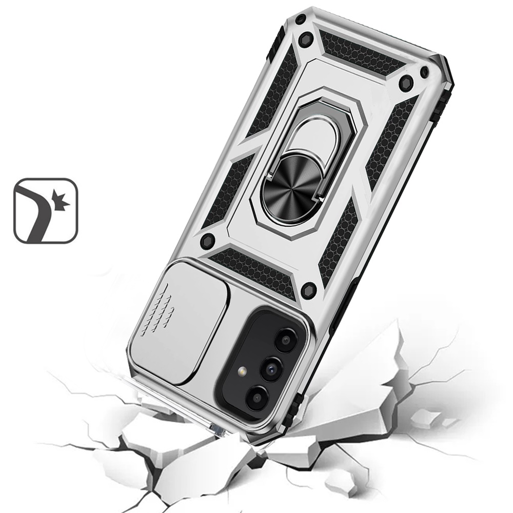 Für Samsung Galaxy A36 Ständer, Linsenschutz, Stoßfest Bumper Case Hülle - Bild 62 von 66