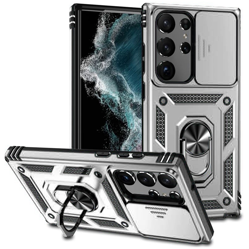 Für Samsung Galaxy A36 Ständer, Linsenschutz, Stoßfest Bumper Case Hülle - Bild 64 von 66