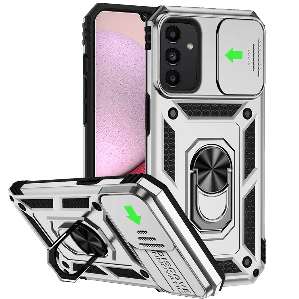 Für Samsung Galaxy A36 Ständer, Linsenschutz, Stoßfest Bumper Case Hülle - Bild 61 von 66