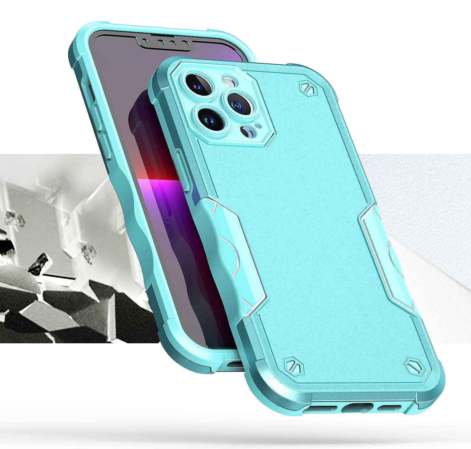 For Samsung Galaxy A54 5G Hybrid Heavy Duty Dual Layer TPU Bumper Case Cover - Picture 42 of 43