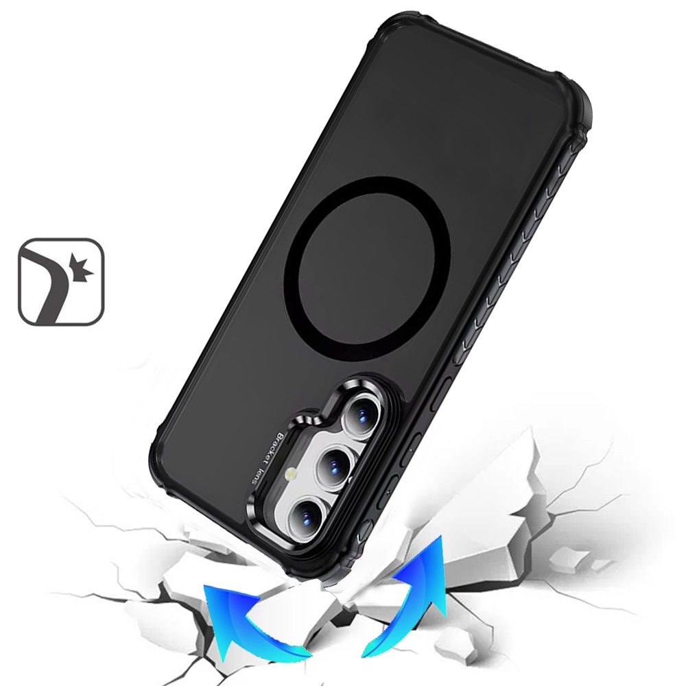 Per Samsung Galaxy S23 supporto fotocamera metallo, custodia colore MagSafe compatibile - Foto 15 di 53