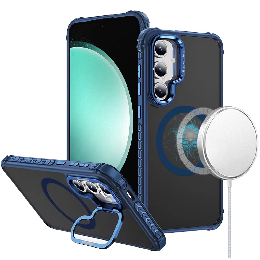 Per Samsung Galaxy S23 supporto fotocamera metallo, custodia colore MagSafe compatibile - Foto 24 di 53