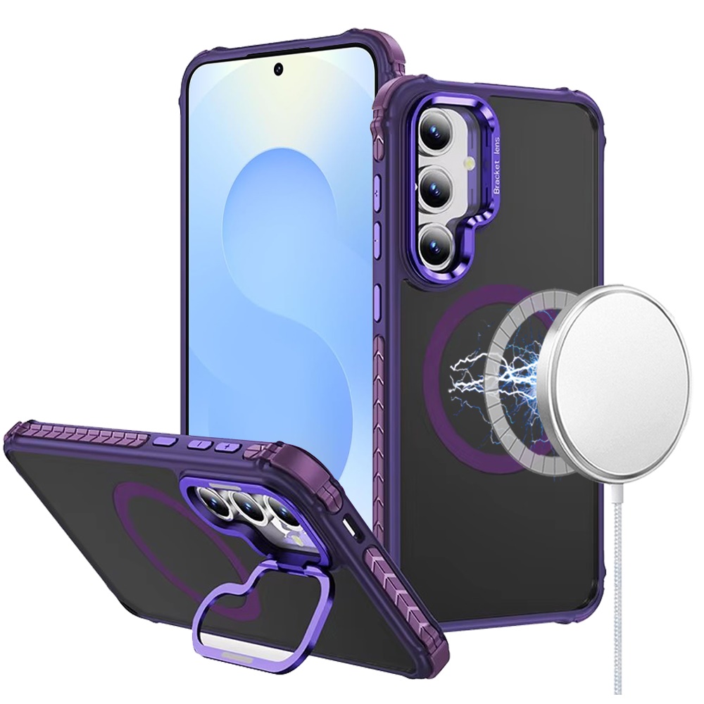 Per Samsung Galaxy S23 supporto fotocamera metallo, custodia colore MagSafe compatibile - Foto 32 di 53