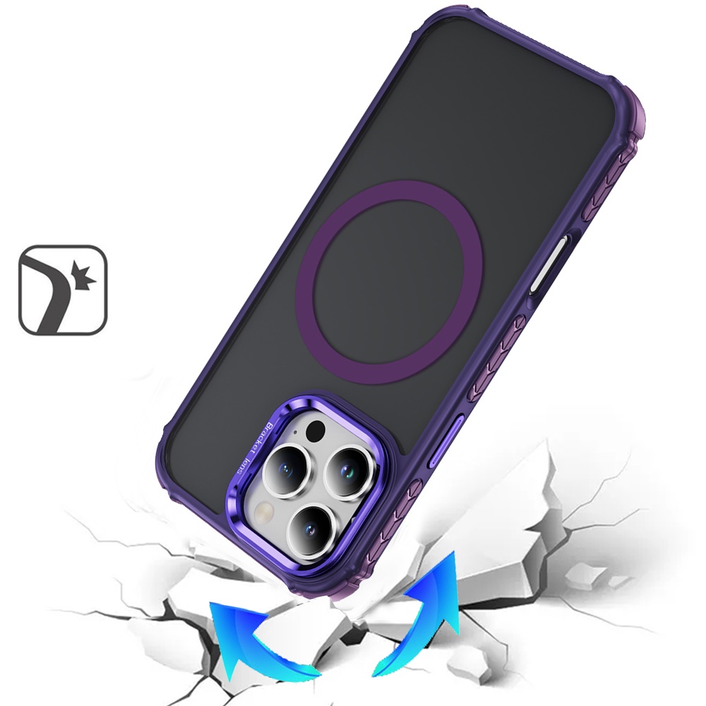 Per Samsung Galaxy S23 supporto fotocamera metallo, custodia colore MagSafe compatibile - Foto 42 di 53