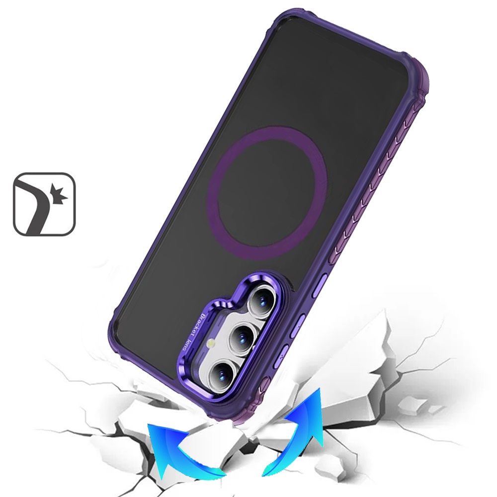 Per Samsung Galaxy S23 supporto fotocamera metallo, custodia colore MagSafe compatibile - Foto 36 di 53