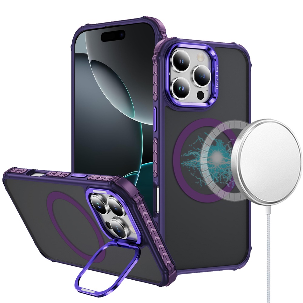 Per Samsung Galaxy S23 supporto fotocamera metallo, custodia colore MagSafe compatibile - Foto 40 di 53