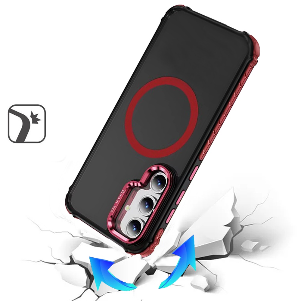 Per Samsung Galaxy S23 supporto fotocamera metallo, custodia colore MagSafe compatibile - Foto 44 di 53