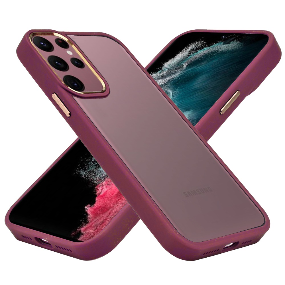 For Samsung Galaxy S23 Ultra Slim Hybrid Transparent Frame Protective Case Cover - Picture 8 of 25