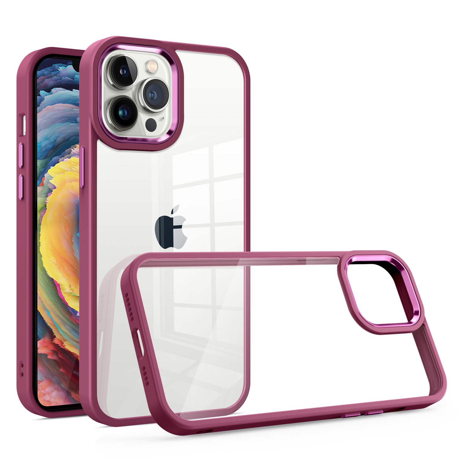For Samsung Galaxy S23 Ultra Slim Hybrid Transparent Frame Protective Case Cover - Picture 12 of 25