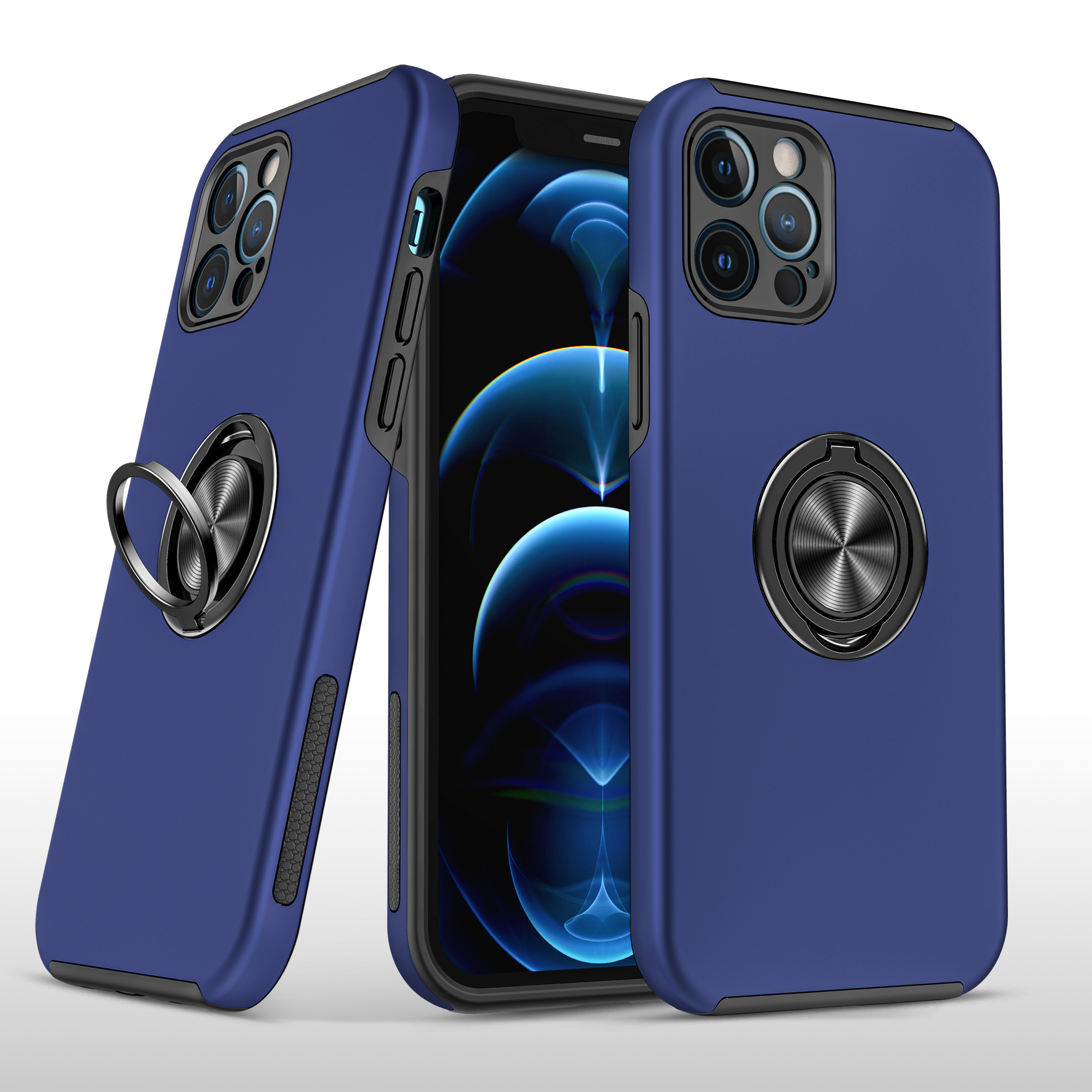 Für Samsung Galaxy S23 Ultra Hybrid Metall unsichtbarer Ring Ständer Slim Case Cover - Bild 22 von 45