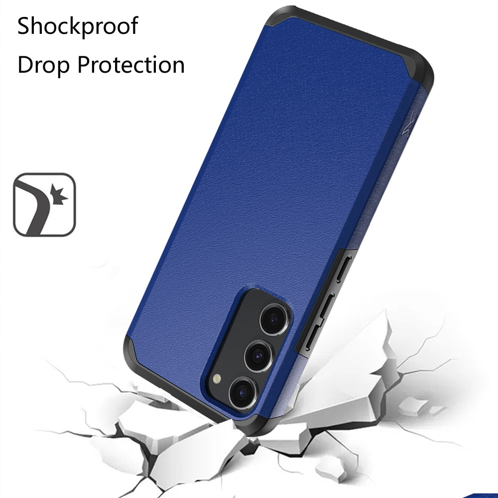 For Samsung Galaxy S23 FE Fan Edition Shockproof Hybrid 2in1 + Screen Case Cover - Picture 26 of 80